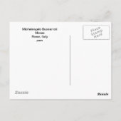 Moses Postcard Postkarte (Rückseite)