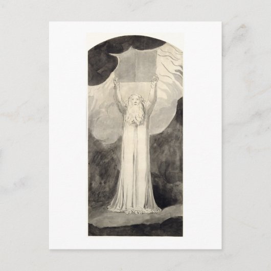 Moses Receiving the Law, c.1780 (bürste und schwar Postkarte (Vorderseite)