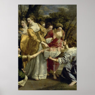 Moses Rescued from the Nile, c.1630 Poster