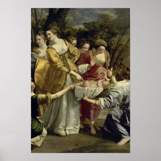 Moses Rescued from the Nile, c.1630 Poster (Vorne)