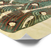 Moses schließt das Rote Meer auf die Ägypter Poster (Ecke)