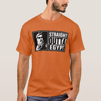 Moses Straight Outta Ägypten White Logo T-Shirt
