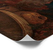 Moses Striking Rock - JA Wtewael Fine Art Poster (Ecke)