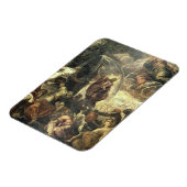 Moses Striking Water from the Rock, 1575 Magnet (Linke Seite)