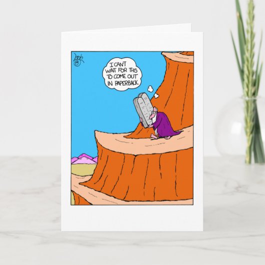 Moses Taschenbuch Zehn Gebote Karte (Vorderseite)