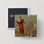 Moses Teile des Roten Meeres Button (Vorne & Hinten)