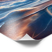 Moses Teile des Roten Meeres Fotodruck (Ecke)