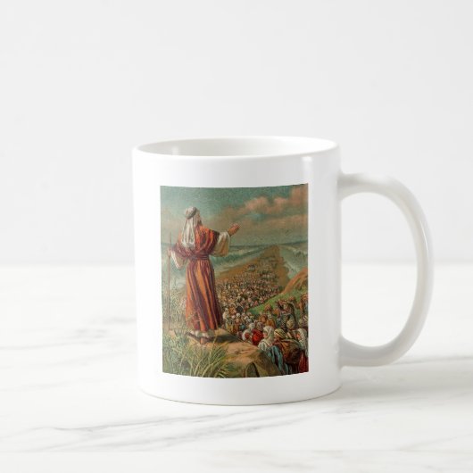 Moses Teile des Roten Meeres Kaffeetasse (Rechts)