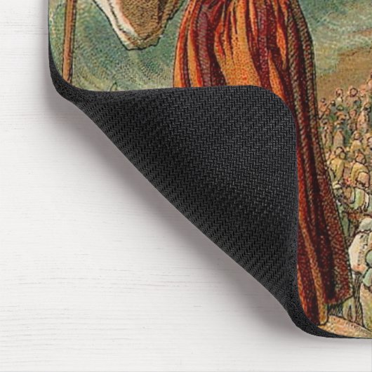 Moses Teile des Roten Meeres Mousepad (Ecke)