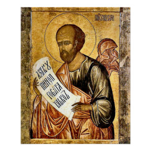 Moses the Prophet Orthodox Christlich Icon Poster
