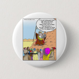 Moses & The Ten Suggestionen Funny Gifts & T-Shirt Button