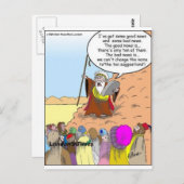 Moses & The Ten Suggestionen Funny Gifts & T-Shirt Postkarte (Vorne/Hinten)