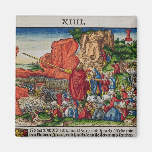 Moses überquert das Rote Meer Magnet (Vorne)