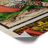 Moses überquert das Rote Meer Poster (Ecke)