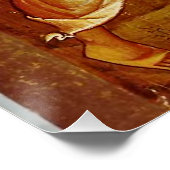 Moses und das orthodoxe Christliche Symbol Bush Poster (Ecke)