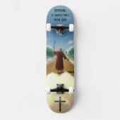 Moses und das Rote Meer Skateboard (Vorderseite)