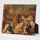 Moses und der Brazen Serpent, c.1653-54 (Öl auf ca Fotoplatte (Seite)