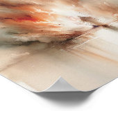 Moses und der brennende Bush - Digitale Skizze Poster (Ecke)