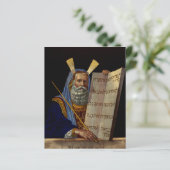 Moses und die Gesetzestafeln Kunst (Stehend Vorderseite)