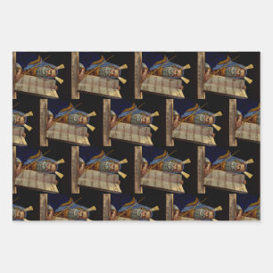 Moses und die Gesetzestafeln Kunst Geschenkpapier Set