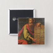 Moses und die Tabletten des Gesetzes Button (Vorne & Hinten)