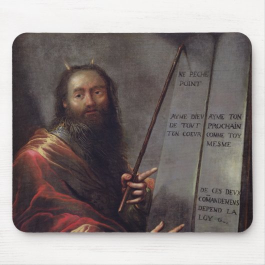 Moses und die Tabletten des Gesetzes Mousepad (Vorne)