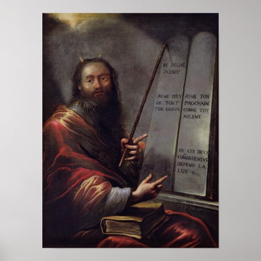 Moses und die Tabletten des Gesetzes Poster (Vorne)