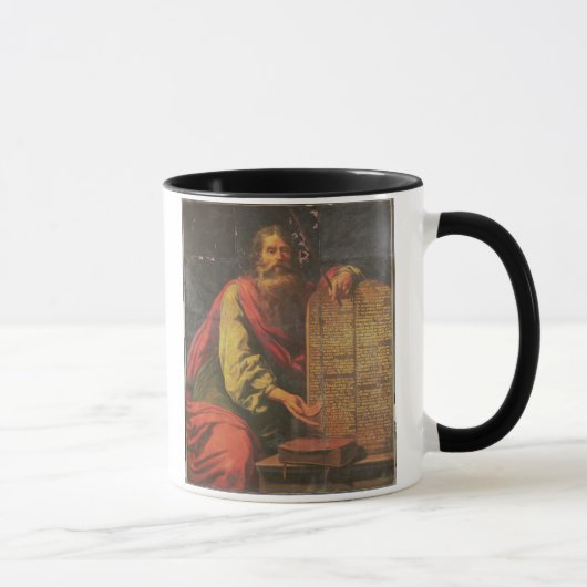 Moses und die Tabletten des Gesetzes Tasse (Rechts)
