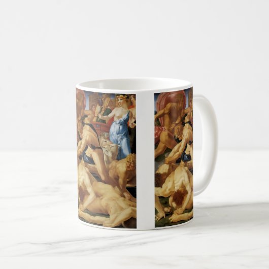 Moses und die Töchter von Jethro Kaffeetasse (VorderseiteRechts)