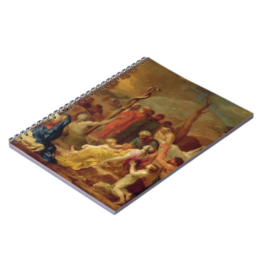 Moses und die unverschämte Schlange, c.1653-54 (Öl Notizblock (Linke Seite)