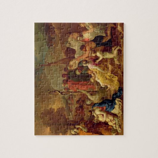 Moses und die unverschämte Schlange, c.1653-54 (Öl Puzzle (Vertikal)