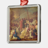 Moses und die unverschämte Schlange, c.1653-54 (Öl Silbernes Ornament (Links)