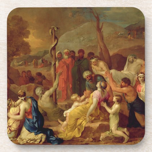 Moses und die unverschämte Schlange, c.1653-54 (Öl Untersetzer (Vorderseite)