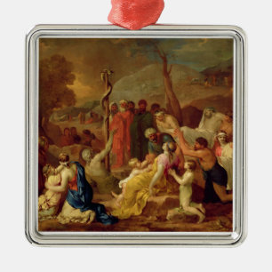 Moses und die unverschämte Schlange, c.1653-54 ( Silbernes Ornament
