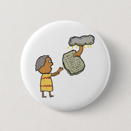 Moses und die zehn Gebote Button