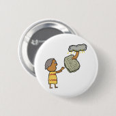 Moses und die zehn Gebote Button (Vorne & Hinten)