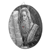 Moses und die zehn Gebote Dartscheibe (Vorderseite rechts)
