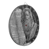 Moses und die zehn Gebote Dartscheibe (Vorderseite Links)