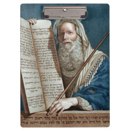 Moses und die zehn Gebote Klemmbrett