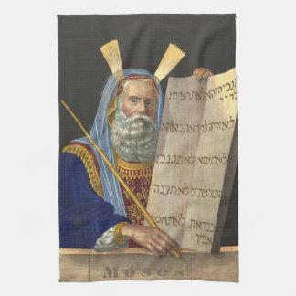 "Moses und die Zehn Gebote" Küchentuch
