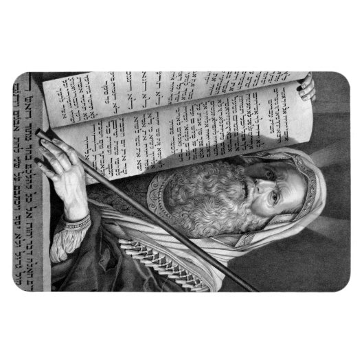 Moses und die zehn Gebote Magnet (Horizontal)