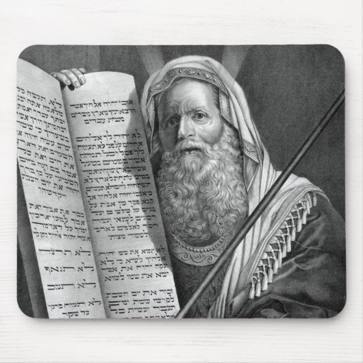 Moses und die zehn Gebote Mousepad (Vorne)