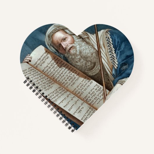 Moses und die zehn Gebote Notizblock (Vorderseite)