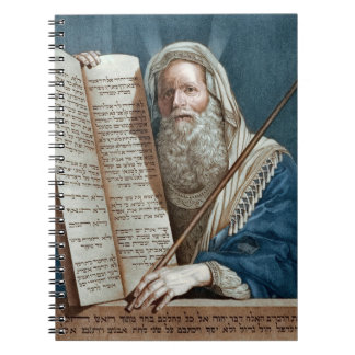 Moses und die zehn Gebote Notizblock