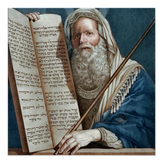 Moses und die zehn Gebote Poster (Vorderseite)