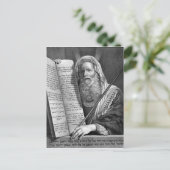 Moses und die zehn Gebote Postkarte (Stehend Vorderseite)