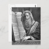 Moses und die zehn Gebote Postkarte (Vorne/Hinten)