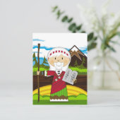 Moses und die zehn Gebote Postkarte (Stehend Vorderseite)