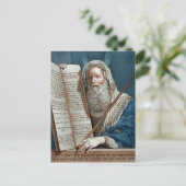 Moses und die zehn Gebote Postkarte (Stehend Vorderseite)