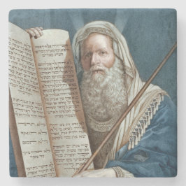 Moses und die zehn Gebote Steinuntersetzer